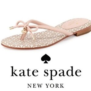 Kate Spade Mystic Pink Bow Sandals size 6